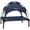 Vidaxl hondenbed marineblauw 63 x 49,5 x 60 cm staal