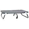Vidaxl hondenbed lichtgrijs 70 x 46 x 18 cm staal