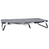 Vidaxl hondenbed lichtgrijs 90 x 55 x 18 cm staal