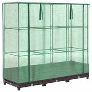 Vidaxl plantenbak verhoogd met kashoes 120x40x123 cm rattanlook - afbeelding 2