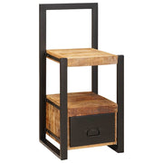 Vidaxl kledinghouder met lade bruin 40 x 40 x 90 cm massief mango hout - afbeelding 1
