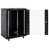 Vidaxl netwerkkast 15u 19 ip20 60x45x86 cm zwart