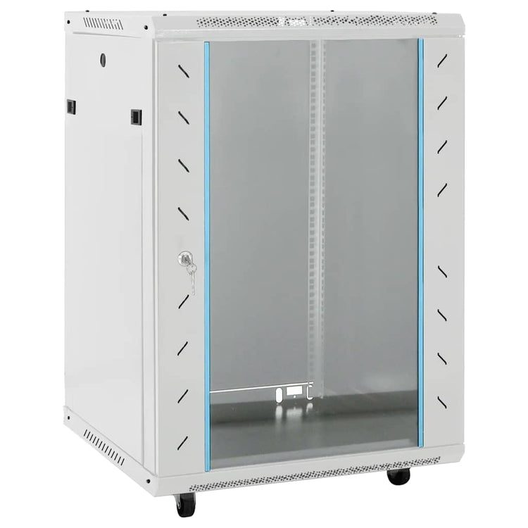 Vidaxl netwerkkast 15u 19 ip20 60x45x86 cm grijs