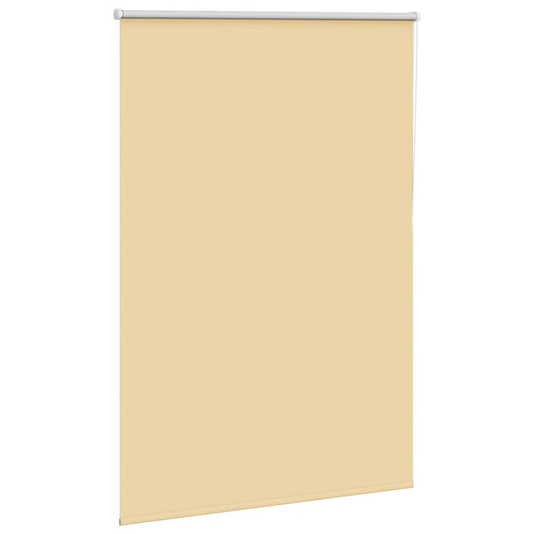 Vidaxl rolgordijn verduisterend 110x130 cm stofbreedte 105,7 cm beige
