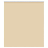 Vidaxl rolgordijn verduisterend 140x130 cm stofbreedte 136,6 cm beige - afbeelding 1