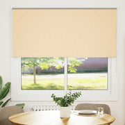 Vidaxl rolgordijn verduisterend 145x130 cm stofbreedte 141,6 cm beige - afbeelding 2