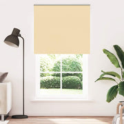 Vidaxl rolgordijn verduisterend 130x210 cm stofbreedte 126,6 cm beige - afbeelding 1