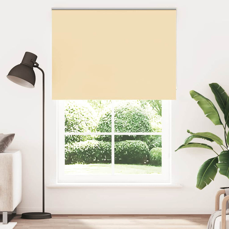 Vidaxl rolgordijn verduisterend 165x210 cm stofbreedte 161,6 cm beige