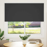 Vidaxl rolgordijn verduisterend 160x130 cm stofbreedte 156,6 cm zwart - afbeelding 1