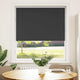 Vidaxl rolgordijn verduisterend 115x150 cm stofbreedte 110,7 cm zwart