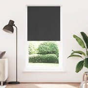 Vidaxl rolgordijn verduisterend 105x230 cm stofbreedte 100,7 cm zwart - afbeelding 1