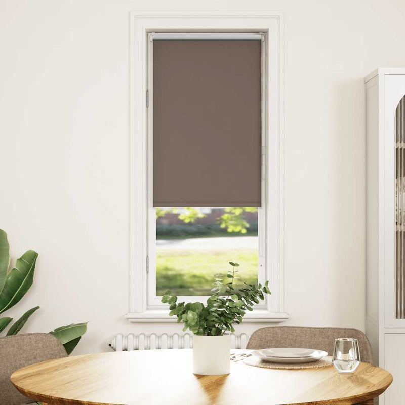 Vidaxl rolgordijn verduisterend koffie 50x150 cm stofbreedte 45,7 cm