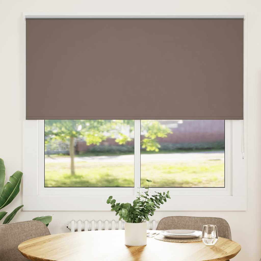 Vidaxl rolgordijn verduisterend koffie 155x150 cm stofbreedte 151,6 cm