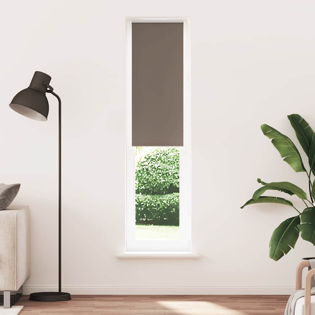 Vidaxl rolgordijn verduisterend koffie 50x210 cm stofbreedte 45,7 cm