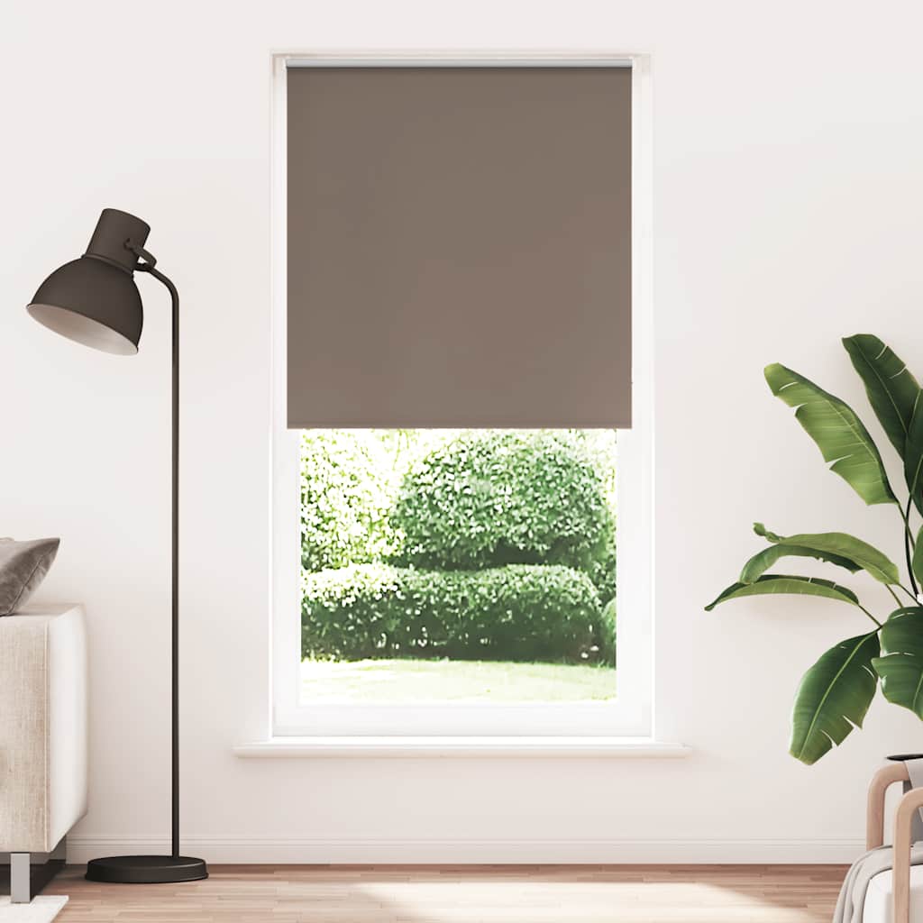 Vidaxl rolgordijn verduisterend koffie 95x210 cm stofbreedte 90,7 cm