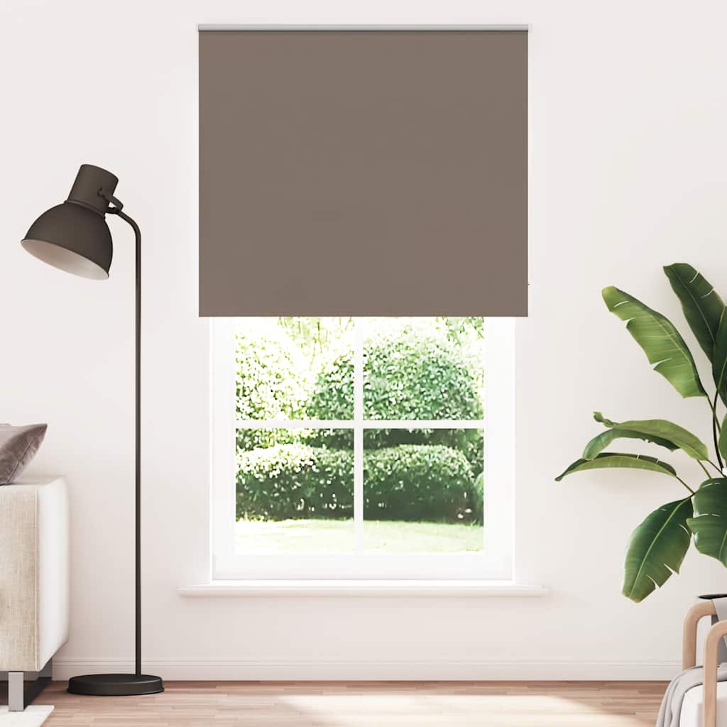 Vidaxl rolgordijn verduisterend koffie 120x210 cm stofbreedte 116,6 cm