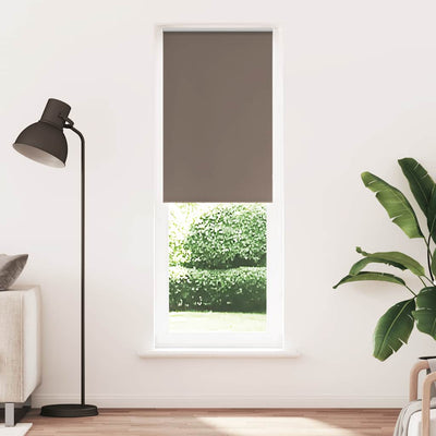 Vidaxl rolgordijn verduisterend koffie 65x230 cm stofbreedte 60,7 cm
