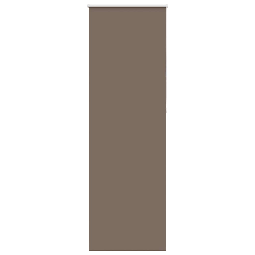 Vidaxl rolgordijn verduisterend koffie 80x230 cm stofbreedte 75,7 cm