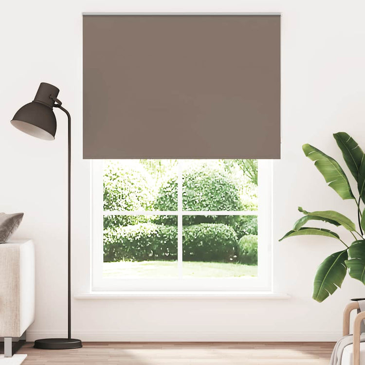 Vidaxl rolgordijn verduisterend koffie 150x230 cm stofbreedte 146,6 cm