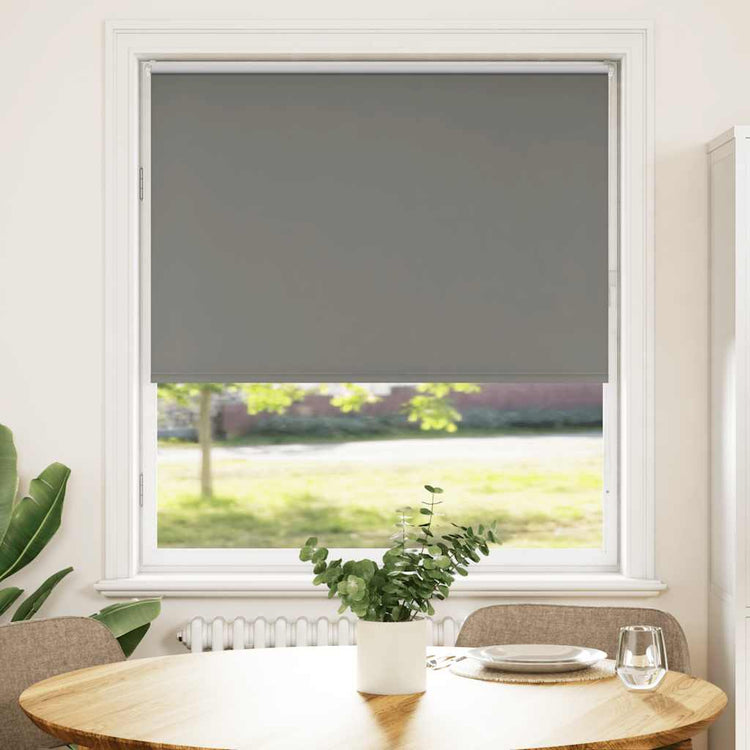 Vidaxl rolgordijn verduisterend 110x175 cm stofbreedte 105,7 cm grijs