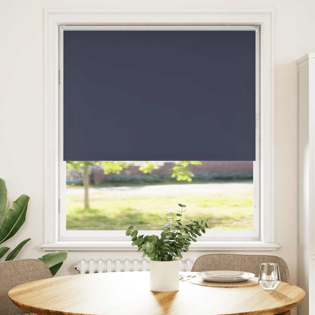 Vidaxl rolgordijn verduisterend 115x130 cm stofbreedte 110,7 cm blauw