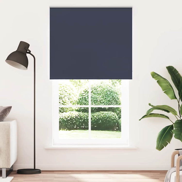 Vidaxl rolgordijn verduisterend 135x210 cm stofbreedte 131,6 cm blauw