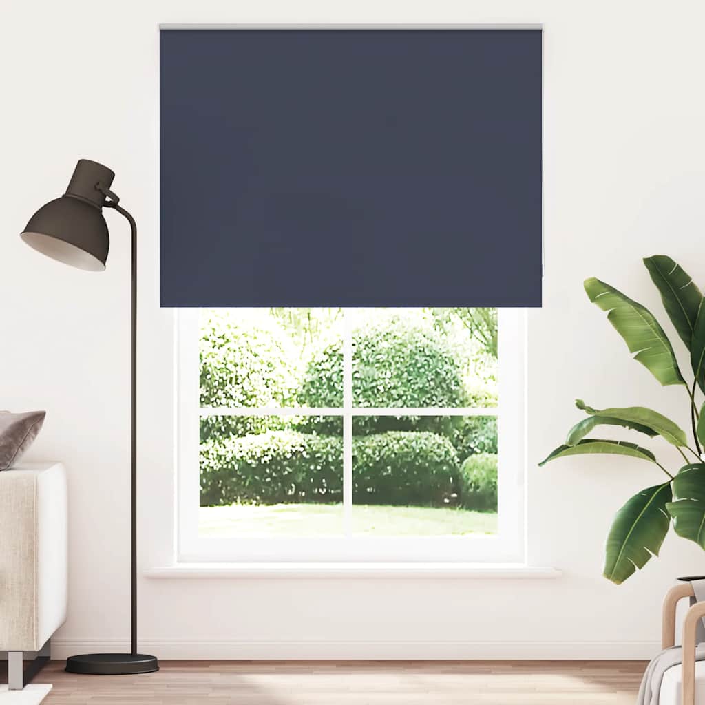 Vidaxl rolgordijn verduisterend 145x210 cm stofbreedte 141,6 cm blauw