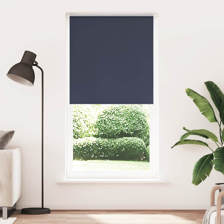 Vidaxl rolgordijn verduisterend 110x230 cm stofbreedte 105,7 cm blauw