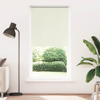 Vidaxl rolgordijn verduisterend gebroken wit 90x210 cm stofbreedte