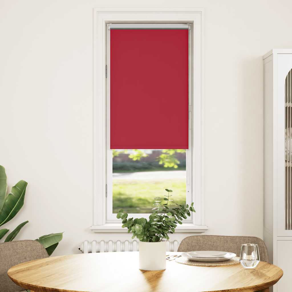 Vidaxl rolgordijn 40x175 cm stof verduisterend rood stofbreedte 35,7cm