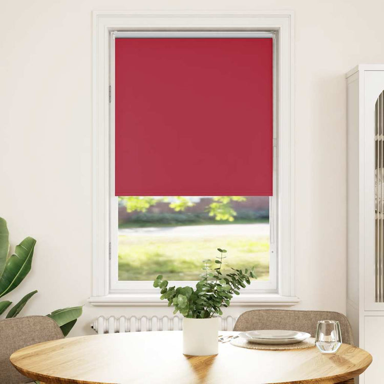 Vidaxl rolgordijn verduisterend 70x175 cm stofbreedte 65,7 cm rood