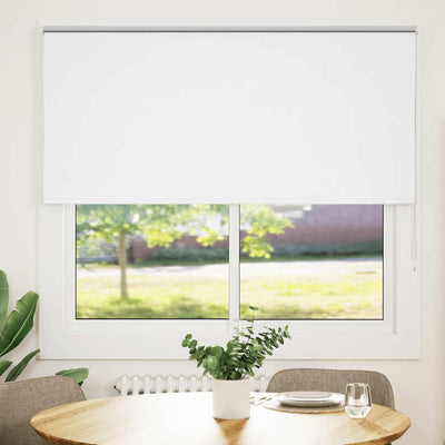 Vidaxl rolgordijn verduisterend 145x130 cm stofbreedte 141,6 cm wit