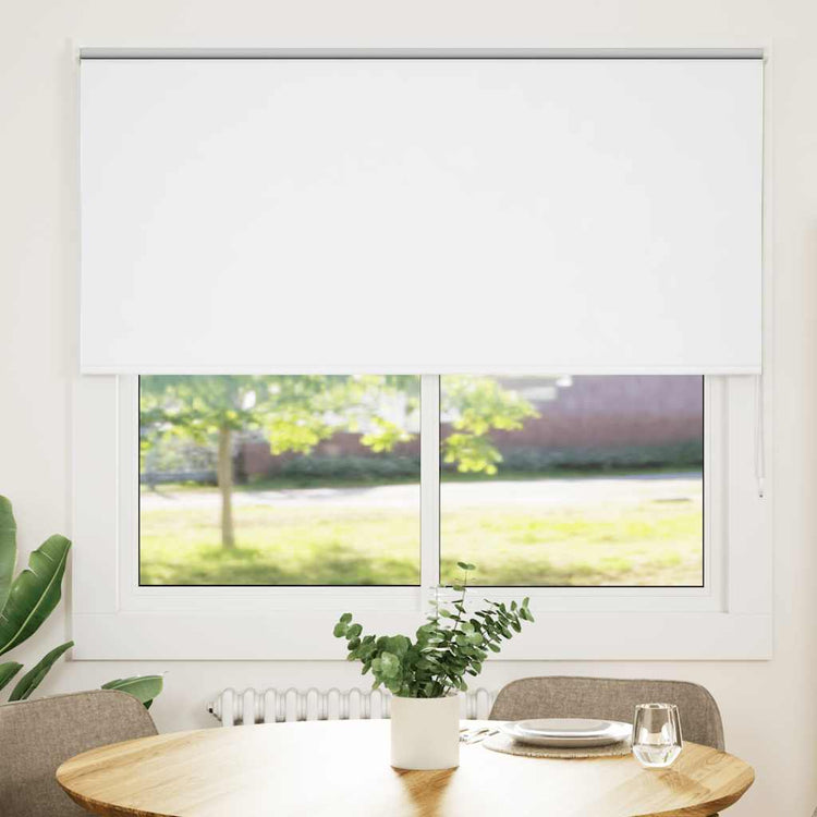 Vidaxl rolgordijn verduisterend 165x130 cm stofbreedte 161,6 cm wit