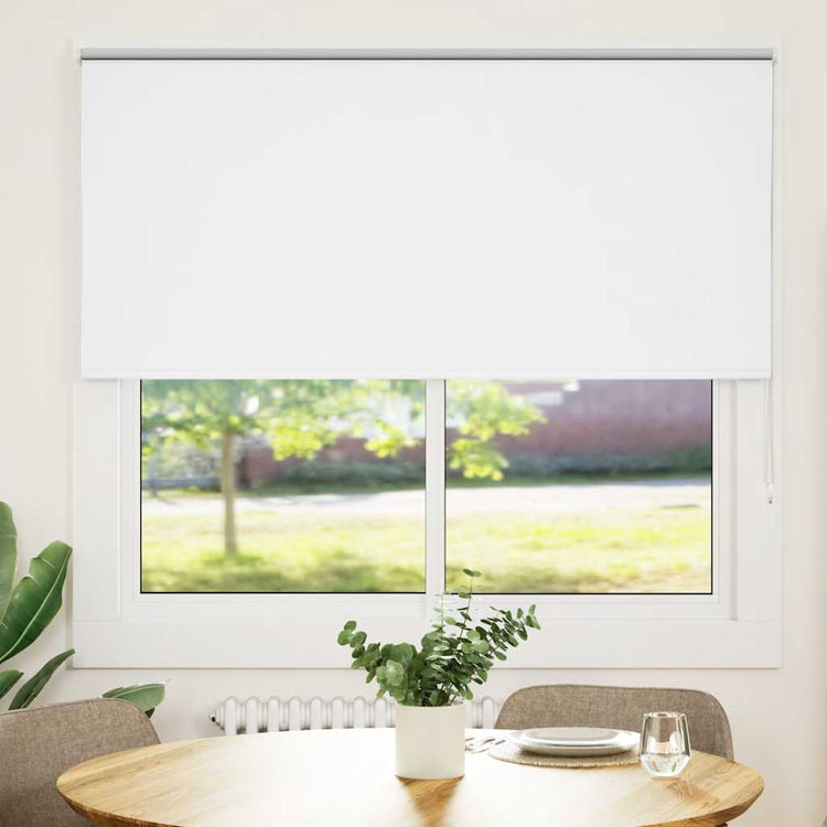 Vidaxl rolgordijn verduisterend 160x150 cm stofbreedte 156,6 cm wit