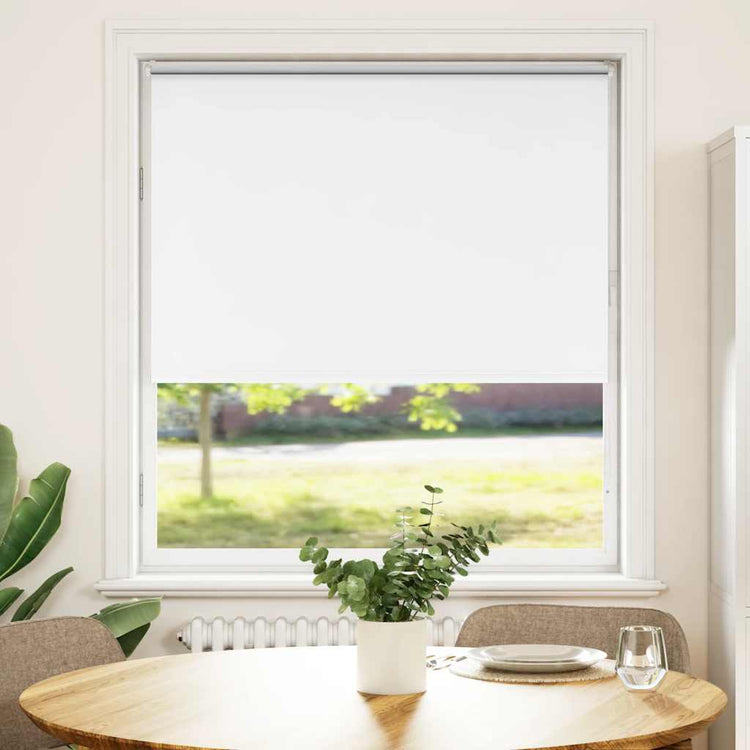 Vidaxl rolgordijn verduisterend wit 105x175 cm stofbreedte 100,7 cm