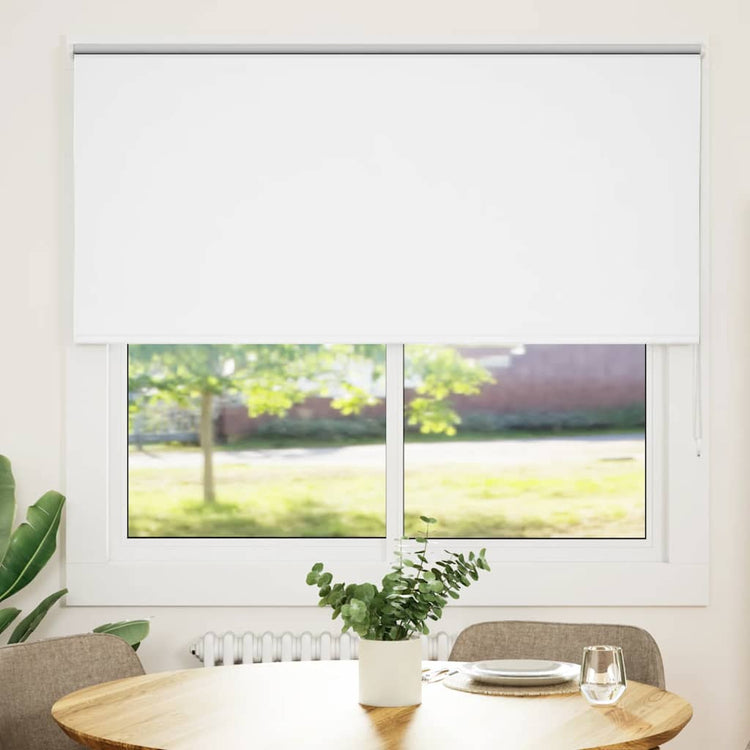 Vidaxl rolgordijn verduisterend 150x175 cm stofbreedte 146,6 cm wit