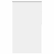 Vidaxl rolgordijn verduisterend 130x230 cm stofbreedte 126,6 cm wit - afbeelding 1
