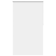 Vidaxl rolgordijn verduisterend 135x230 cm stofbreedte 131,6 cm wit - afbeelding 1