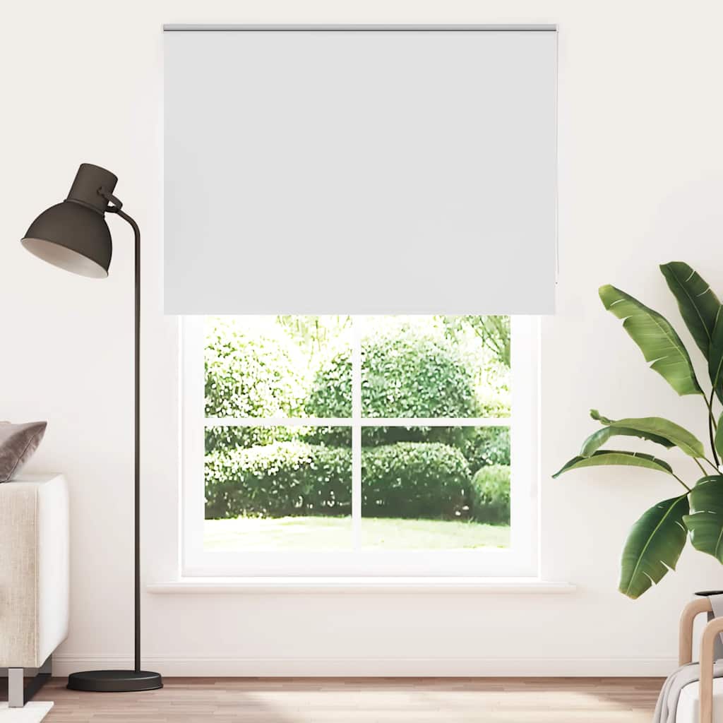Vidaxl rolgordijn verduisterend 145x230 cm stofbreedte 141,6 cm wit