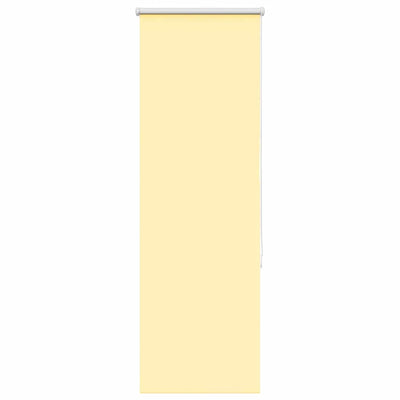 Vidaxl rolgordijn verduisterend 50x130 cm stofbreedte 45,7cm geel