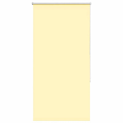 Vidaxl rolgordijn verduisterend 80x130 cm stofbreedte 75,7cm geel