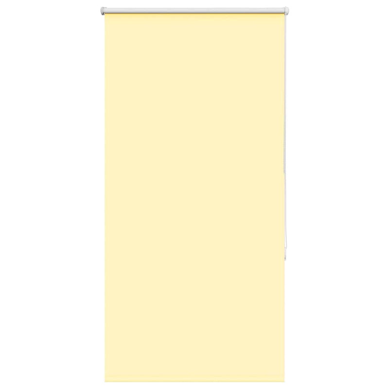 Vidaxl rolgordijn verduisterend 85x130 cm stofbreedte 80,7cm geel