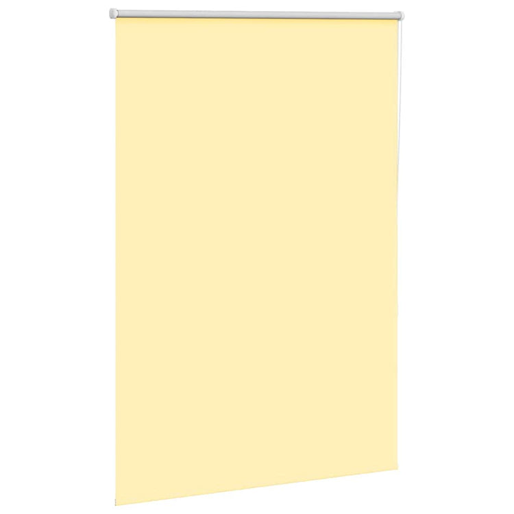 Vidaxl rolgordijn verduisterend 90x130 cm stofbreedte 85,7cm geel