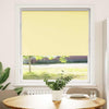 Vidaxl rolgordijn verduisterend 100x130cm stofbreedte 95,7cm geel