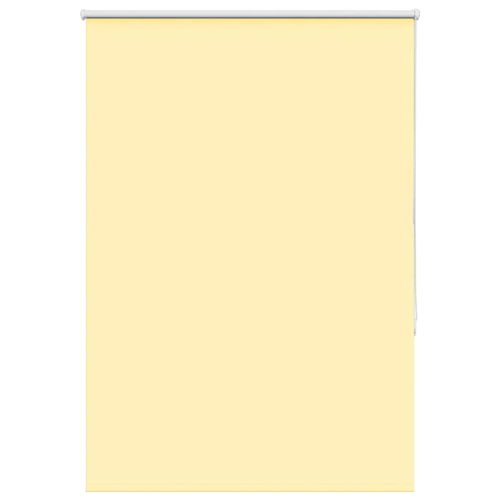 Vidaxl rolgordijn verduisterend 115x130 cm stofbreedte 110,7 cm geel