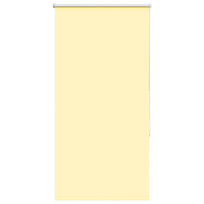 Vidaxl rolgordijn verduisterend 70x150 cm stofbreedte 65,7 cm geel