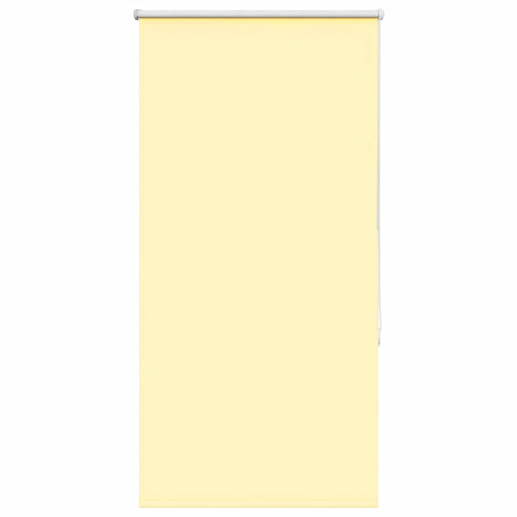 Vidaxl rolgordijn verduisterend 80x150 cm stofbreedte 75,7cm geel