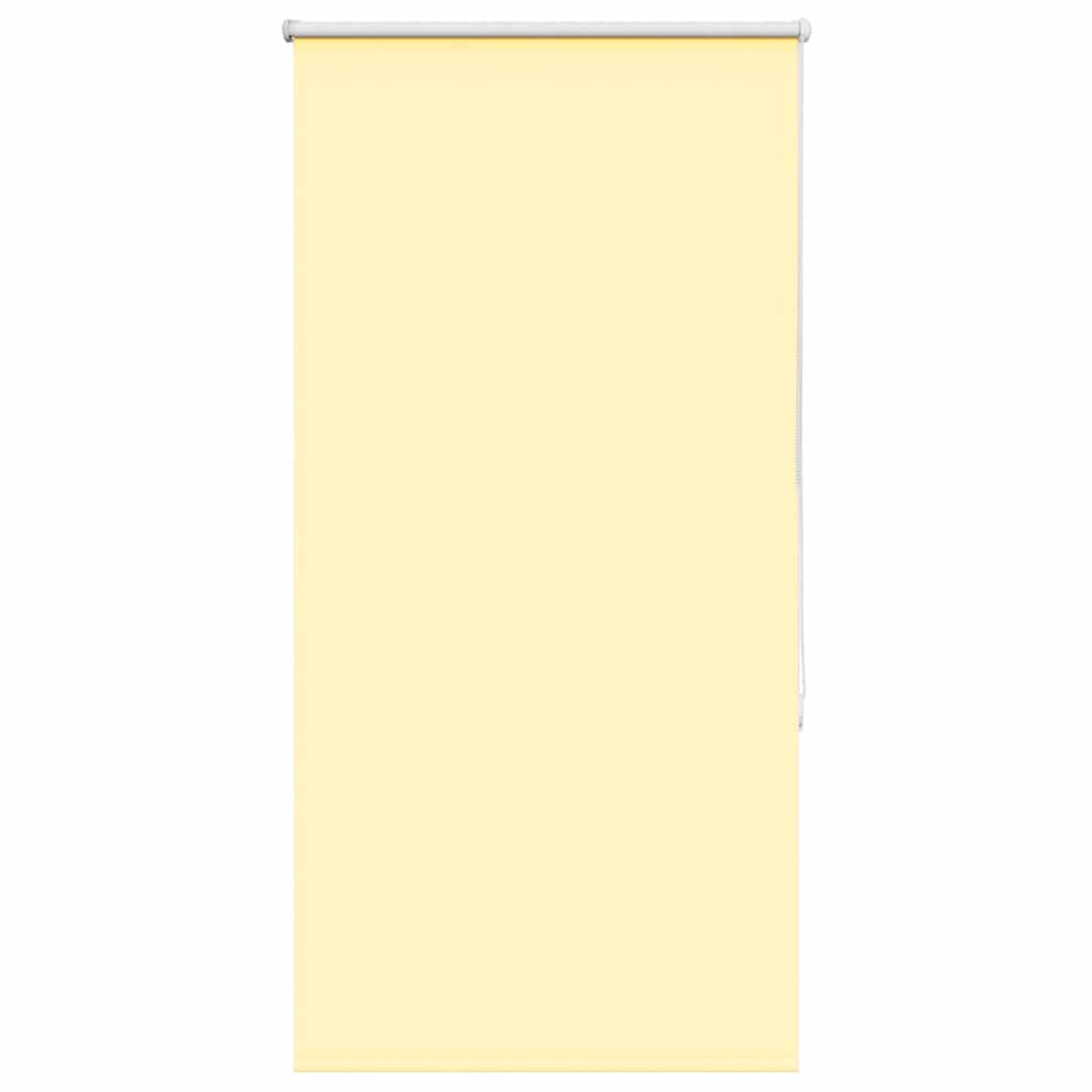 Vidaxl rolgordijn verduisterend 85x150 cm stofbreedte 80,7cm geel