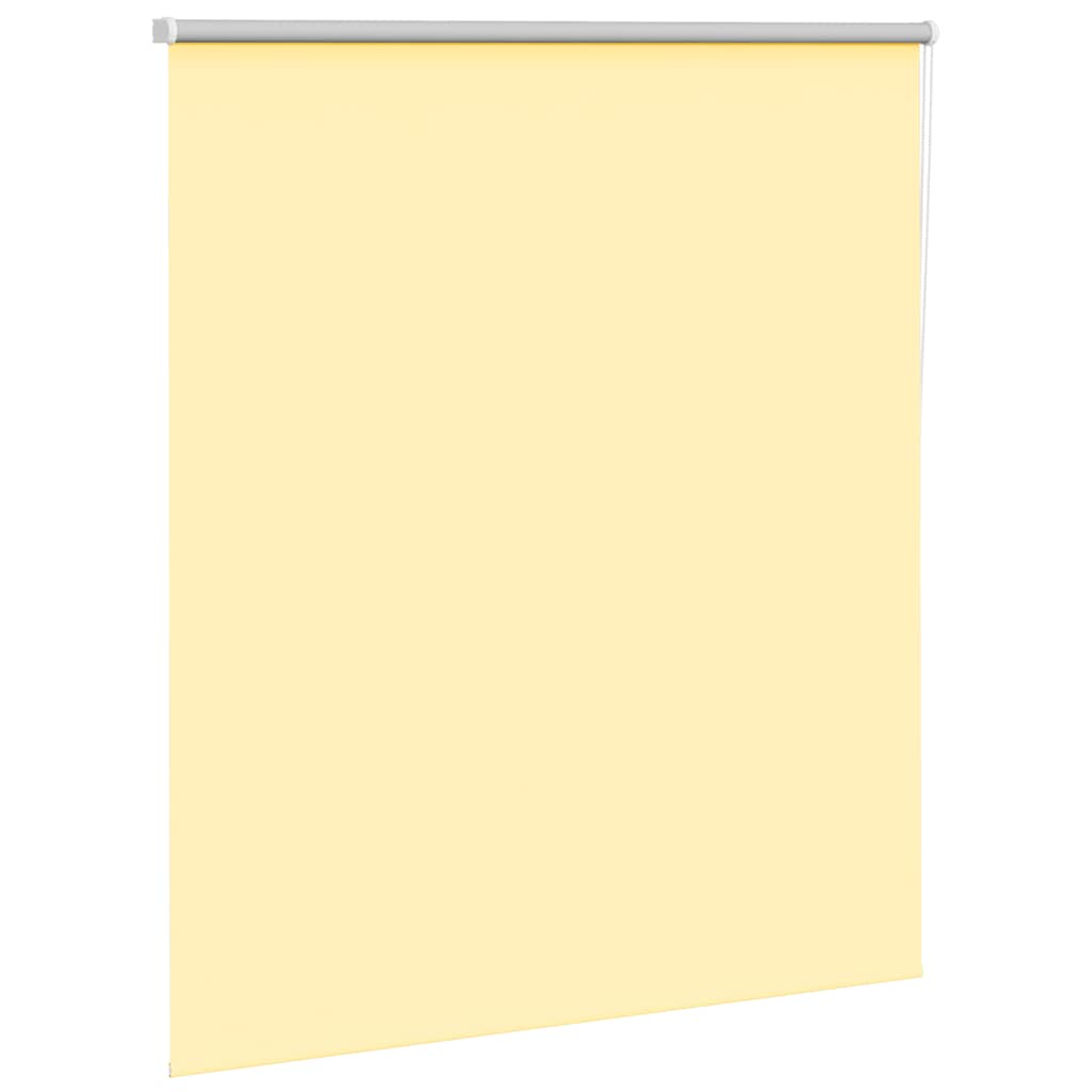 Vidaxl rolgordijn verduisterend 130x150 cm stofbreedte 126,6 cm geel