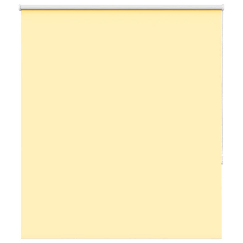 Vidaxl rolgordijn 140x150 cm verduisterend stofbreedte 136,6 cm geel